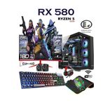 Apphirex Rebirth X90 Ryzen 5 5500 32GB 1tb M.2 SSD RX580 8gb 24'' 180HZ Curved Masaüstü Oyuncu Bilgisayarı