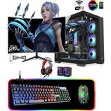 Apphirex RİSE X84 Ryzen 5 5500 16GB 512GB M2 SSD RX580 8GB 24' 240Hz Masaüstü Oyuncu Bilgisayarı Hazır Sistem