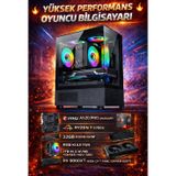Apphirex Rise X90 Ryzen 7 5700X 32GB 1tb M.2 SSD RX9060XT 16GB Oyuncu Masaüstü Bilgisayarı Hazır Sistem