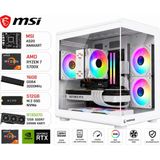 Apphirex Rosa X73 Ryzen 7 5700X 16GB Ram 512GB M2 SSD RTX5070 12GB Beyaz Masaüstü Oyuncu Bilgisayarı Hazır Sistem