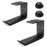 APPHOME 2 Paket Kulaklık Askısı Masa Altı Kanca Tutucu Duvar Montajı, Kablo Klipsleri ile Çift PC Oyun Kulaklığı Standı Düzenleyici Masa Altı Tasarımı, Evrensel Tüm Kulaklıklara Uyar