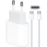 Apple 20 Watt Hızlı Şarj Aleti iPhone 15 Pro Max İçin USB-C Uyumlu Ev Şarj Adaptörü - Beyaz - (Resmi Distribütör Garantili)