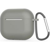 Apple Airpods 3. Nesil Kılıf Darbe Emici Ultra Ince Renkli Soft Yumuşak Şarj Tıpalı Kablosuz Şarj - Gri