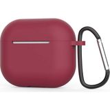 Apple Airpods 3. Nesil Kılıf Darbe Emici Ultra Ince Renkli Soft Yumuşak Şarj Tıpalı Kablosuz Şarj - Mürdüm