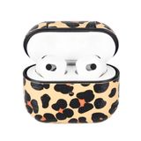 Apple Airpods 3.nesil Uyumlu Deri Kılıf Juni Leo-ne Leopar