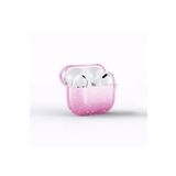 Apple Airpods 3. Nesil Uyumlu Zore Allstar Airbag 32 Parlayan Simli Saydam Renkli Kılıf Pembe