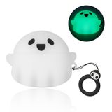 Apple AirPods 4. Nesil Kılıf 2024 ile Uyumlu, Airpods 4 Nesil için Tasarlanmış Aydınlık Sevimli 3D Hayalet Kılıf, Yumuşak Silikon Anime Komik AirPods 4 Kılıf Kapak Kadın Erkek Çocuklar Gençler Kızlar
