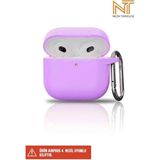 Apple Airpods 4. Nesil Uyumlu Liquid Silikon Tıpalı Kılıf - Lila