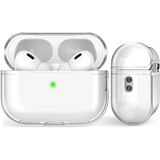 Apple Airpods Pro 2. Nesil Uyumlu Şeffaf Sert Kristal Koruyucu Kılıf - CLEAR
