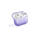 Apple Airpods Pro 2 Uyumlu Zore Allstar Airbag 32 Parlayan Simli Saydam Renkli Kılıf Mor
