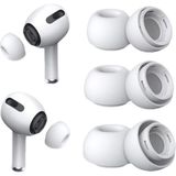 Apple Airpods Pro 3 Uyumlu Zore Silikon Kulaklık Ucu Yedek Ear Tip Ergonomik Yumuşak Lyon Tech - Beyaz