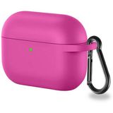 Apple Airpods Pro Kulaklık Kılıfı Silikon Kılıf - Fuşya