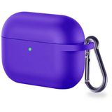 Apple Airpods Pro Kulaklık Kılıfı Silikon Kılıf - Mor