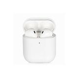 Apple Airpods Uyumlu Zore Silk Silikon Beyaz Kilif