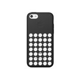 Apple Dots Silikon Kılıf iPhone 5C - Parent Apple iPhone 5C Siyah MF040ZM/A