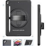 Apple iPad 10.2 (7.nesil) Kılıf Hand Strap Tablet Kılıfı - Siyah