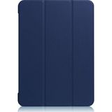 Apple iPad 10.2" 8.nesil (2020) Leathersoft Smart Case Deri Tablet Kılıfı 10.2 Inç (A2428/A2429/A2430) Mavi
