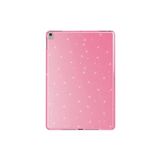 Apple iPad 10.2 (8 Nesil) Uyumlu Simli Parlak Görünümlü Zore Tablet Koton Kılıf Pembe