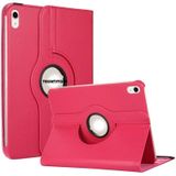 Apple Ipad 10. Nesil 10.9'' 2022 Uyumlu Tablet Kılıfı Dönebilen Standlı Uyku Modlu A2696 A2757 A2777 koyu-pembe