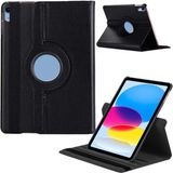 Apple iPad 10. Nesil / iPad A16 Uyumlu 10,9 Inç Döner Standlı Tablet Kılıfı - Siyah