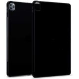 Apple iPad 12.9 Pro 2020 Kılıf Htstore Zore Tablet Süper Silikon Kapak-Siyah