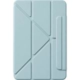 Apple Ipad 2025 10.9 10.nesil (A16) Edz Manyetik Standlı Tablet Kılıfı - Mavi
