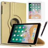 Apple İpad 5 Nesil / 6 Nesil Kılıf Ekran Koruyucu Ve Kalem Set Gold