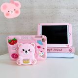 Apple iPad 6.Nesil 9.7 Inc Çocuklar İçin Yatay Standlı Soft Silikon Sweet Kılıf A1893 A1954