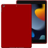 Apple iPad 7 / 8 / 9 Nesil 10,2 Inç Uyumlu Rubber Yıkanabilir Silikon Kılıf - Kırmızı