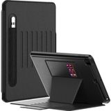 Apple iPad 7. Nesil 10.2 (2019) Kartlıklı Multifonksiyonel Manyetik Standlı Kalemlikli Zırhlı Smart Kılıf A2197 A2200 A2198 - 7.Nesil (10,2) - Siyah