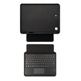 Apple iPad 8. Nesil 10.2" ile uyumlu Kılıf Kablosuz Klavyeli Case Mobax A2270 A2428 A2429 A2430 Füme
