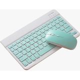 Apple iPad 8.nesil Uyumlu Bluetooth Klavye Mouse Set - Yeşil