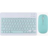 Apple iPad 9.nesil Uyumlu Bluetooth Klavye Mouse Set - Yeşil