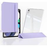 Apple iPad Air 11 2024 Uyumlu Kılıf Magnetik Ayrılabilen Airbagli Zore Sliding Tablet Kılıfı - Lavanta