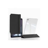Apple iPad Air 13 2024 Uyumlu Kılıf Magnetik Ayrılabilen Airbagli Zore Sliding Tablet Kılıfı Siyah