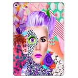 Apple iPad Air 2 9.7" ile Uyumlu Desenli Silikon Kılıf, Art Eyes, Çok Renkli avonm-v-cvr455783
