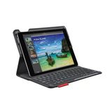 Apple İpad Air 2 Karbon Siyahı İçin Entegre Qwerty Klavyeli Logitech Type+ Koruyucu Kılıf