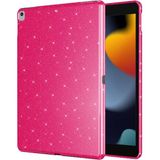Apple iPad Air 3 / Pro 10.5 Tablet Kılıfı Işıltılı Parlak Görünüm Koton Case - iP Air 3 10.5 - Koyu Pembe