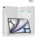 Apple iPad Air 4. Nesil 10.9 (2020) Kılıf Ekran Koruyucu ve Stylus Kalemli 3'ü 1 Arada Full Gear Set A2316 A2324 A2325 A2072 - Gri