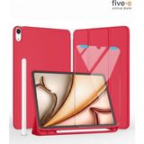 Apple iPad Air 4. Nesil 10.9 (2020) Kılıf Ekran Koruyucu ve Stylus Kalemli 3'ü 1 Arada Full Gear Set A2316 A2324 A2325 A2072 - Kırmızı