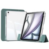 Apple iPad İle Uyumlu Air 13 2025 M3 (A3268 / A3269) Standlı Çok fonksiyonlu Kullanım İmkanı Olan Tablet Kılıf