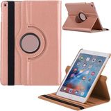 Apple iPad Mini 1 / Mini 2 / Mini 3 Uyumlu Döner Standlı Tablet Kılıfı - Rose Gold
