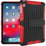 Apple iPad Pro 11 2018 Uyumlu Standlı Tank Tablet Kılıfı Özel Zırh - Kırmızı