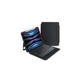Apple İpad Pro 13 2024 Border Keyboard Bluetooh Bağlantılı Standlı Klavyeli Tablet Kılıfı