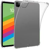 Apple iPad Pro 13 2024 Kılıf Uyumlu Aden Tablet Nitro Anti Shock Silikon Kapak-Şeffaf