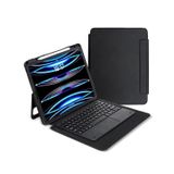 Apple İpad Pro 13 2024 Zore Border Keyboard Bluetooh Bağlantılı Standlı Klavyeli Tablet Kılıfı