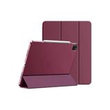 Apple Ipad Pro 4. Nesil M2 2022 11 Inç Tablet Uyumlu Flip Smart Standlı Akıllı Kılıf Smart Cover Mürdüm