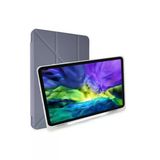 Apple Ipad Pro 4. Nesil M2 2022 11 Inç Tablet Uyumlu Silikon Kılıf Origami Pencil Lila