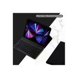 Apple Ipad Pro 4. Nesil M2 2022 11 Inç Uyumlu Bluetooth Klavyeli Kılıf Kalem Bölmeli (Türkçe Klavye) - Siyah