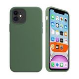 Apple iPhone 11 İçi Kadife Silikon Kılıf Yeşil